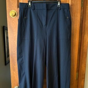 J. Crew Tall Sydney Wide-Leg Pant Size 16T NWT Navy